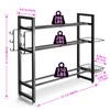 laapee 3-Tier Dumbbell Rack with 882 LBS Capacity, Multi-Purpose Weight
