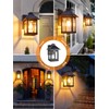 Solar Porch Lights Outdoor 1Pack