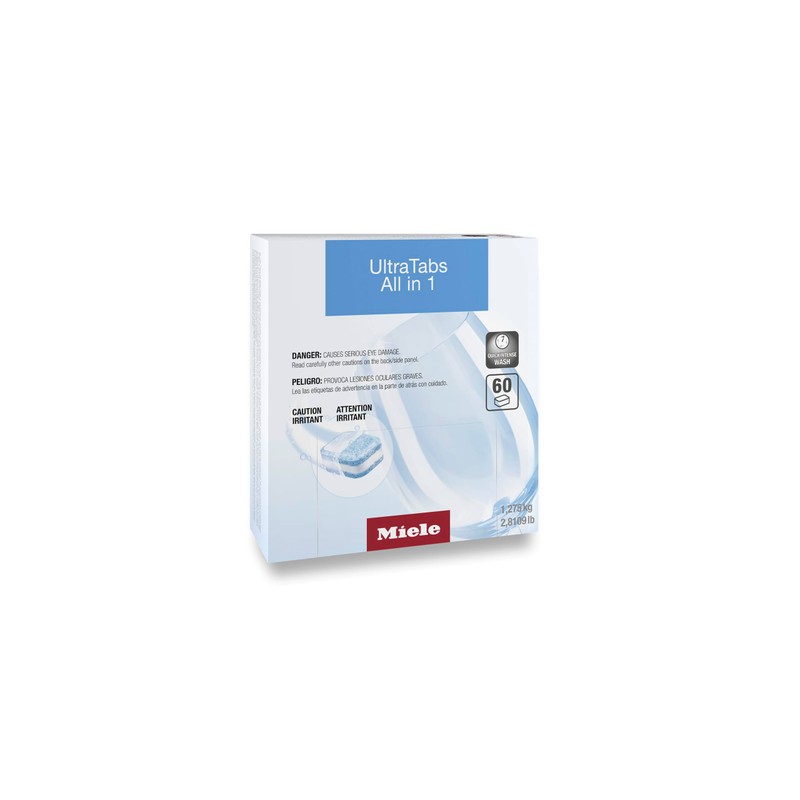 Miele UltraTab All in 1 Dishwasher Tablets - 60 count