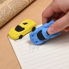 MGTECH Car Erasers for Kids, 12Pcs 3D Mini Vehicle Puzzle
