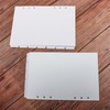 2 Set A5 Binder Dividers White Plastic Index Divider Blank