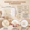 4Pcs Lambs Wool Padding for Toes
