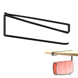 Under Cabinet Kitchen Paper Holder Towel Bar Towel Rack Paper Towel Holder Dispenser Under Cabinet Paper Roll Holder Kitchen Bathroom Hanging Paper Towel Rack Hanger Over the Door Easy Installation No