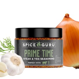 Spice Guru Prime Time BBQ Rub - Gifts for Men Who Cook, Gifts for Dad, Men Gifts, Dad Birthday Gift - Spices and Seasonings Sets - Steak Seasoning - Seasoning for Cooking and Grilling