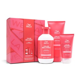 Wella Professionals Invigo Color Brilliance Gift Set - Includes Shampoo, Conditioner and Hair Mask - Instant Colour Vibrancy & Colour Protection - Hair Care Perfect for Christmas