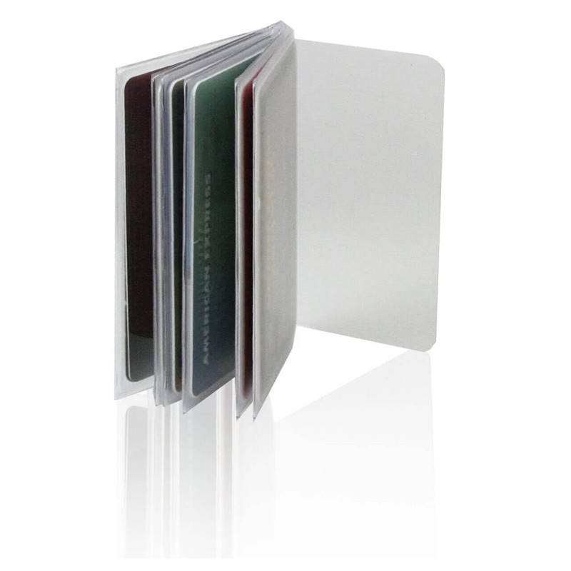 Set of 2 - Vinyl Wallet Inserts, Replacement Windows for