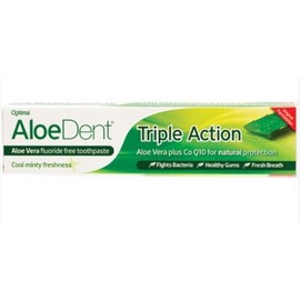 Aloe Dent Triple Action Toothpaste Fluoride Free 100ml