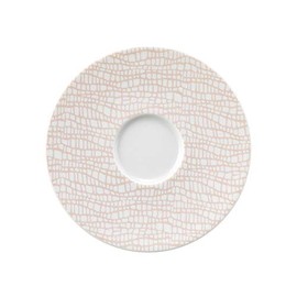 Seltmann Weiden 001.743816 Fashion Posh Rose Combi Saucer 13.5 cm White/Pink