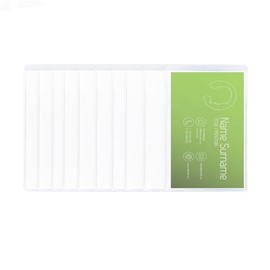 YBGGJO IC Card Protective Case, Card Protector, Card Protective Film, Waterproof, Magnetic, Thin, Soft, Card Case, Clear, Vertical, clear