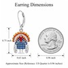 Turkey Thanksgiving Earrings for Women Drop Dangle Holiday Jewely
