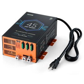 45 Amp 110V AC to 12V DC RV Power Converter Battery Charger Essential for RV Electrical SystemsDefault: Default