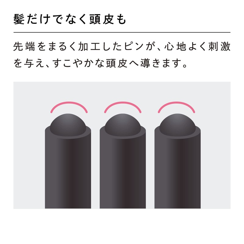 ReFa Heart Brush, ReFa HEART BRUSH RAY (Matte Black) MTG