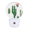EKOBLA Plug in Cactus Night Light Exotic Cactus Pink Flower