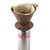 Fackelmann Filterbehälter Nr. 4, Filterhalter, Kaffeefilter für bis zu 4