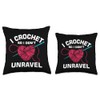 Crochet Crocheting Throw Pillow