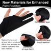 4pcs Digital Drawing Glove,3-Layer Two-Finger Artist Gloves for Right Hand