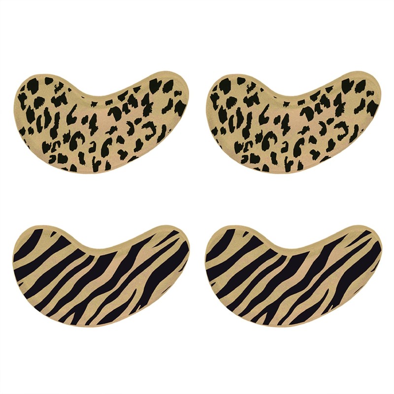 Under Eye Reusable Hot & Cold Eye Pads (12-Piece) (Leopard)