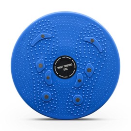 TGAHTMI Balance Board, Non-Slip Self Fitness Trainer, Aerobic Exercise Disc, Rotating Board, Exercise Equipment for Home, Blue, Adult