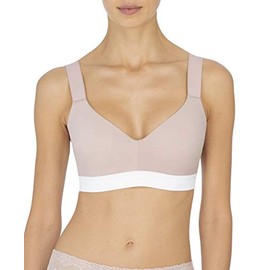 Natori Women's Dynamic Convertible Contour Sport Bra (Rose Beige/Warm White, 34DDD)