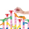 Marble Run Building Blocks Three Dimensional DIY Race Track Marble