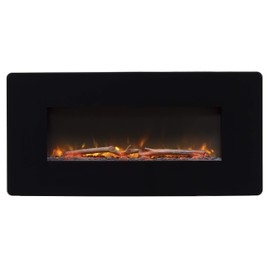 Dimplex Winslow 35" Wall-Mounted Electric Fireplace (Model: SWM3520), 4777 BTU, 120 Volt, 1400 Watt, Black