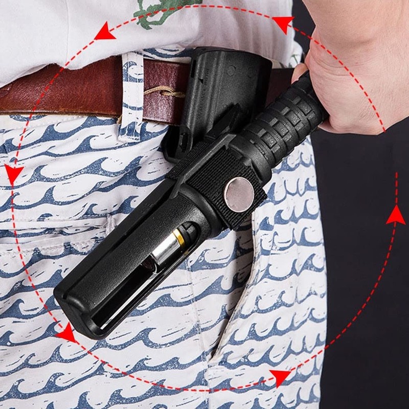 Baton Holster, 360 Degree Rotating Baton Holder, Expandable Holder Baton