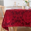 SPRICA Jacquard Tablecloth Rectangle 210x150cm Classic Flower Pattern Thick Heavy