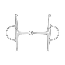 HORZE Full Cheek Snaffle Bit - 4