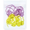 Clover Large Quick Locking Stitch Markers 12-Pieces
