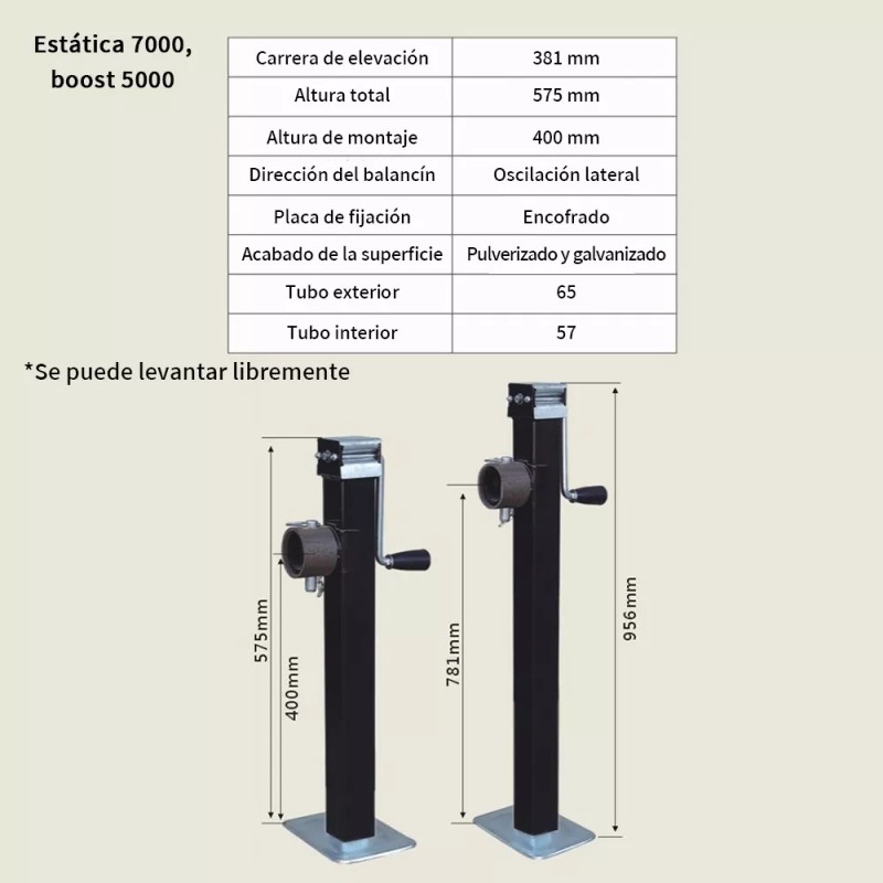 Fixitfast Soporte De Remolque De Gato Manual De 7000 Lbs