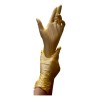 Guantes Nitrilo Metálicos Dorado Uniseal Sn Látex 100 Pzas