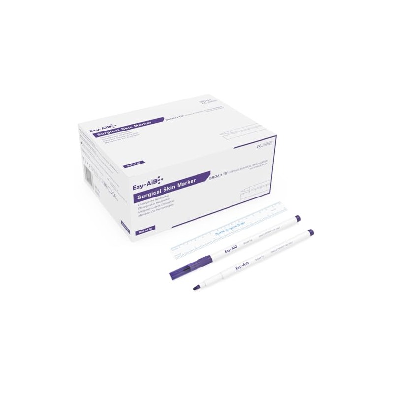 Ezy-Aid STERILE Skin Marker | Gentian Violet Ink, Ruler in