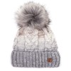 Faera Winter Hat - Warm Lined Faux Fur Bobble Hat