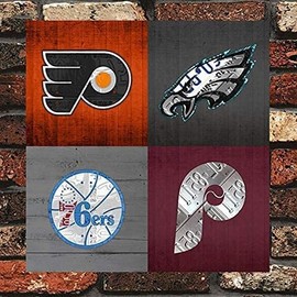 Sports Fan Recycled Vintage Pennsylvania Retro Decor Metal Wall Plaque Vintage Tin Sign 12" X 12"