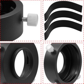 Tydeux Universal T2 Camera Photo Adapter for Telescope and Spotting Scope - eyepieces Adaptor 52-59mm - Attach Your Camera or Smartphone to Suitable eyepieces