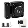 Overlatch with Combination Lock, 3 Digit Sliding Door Lock, Small