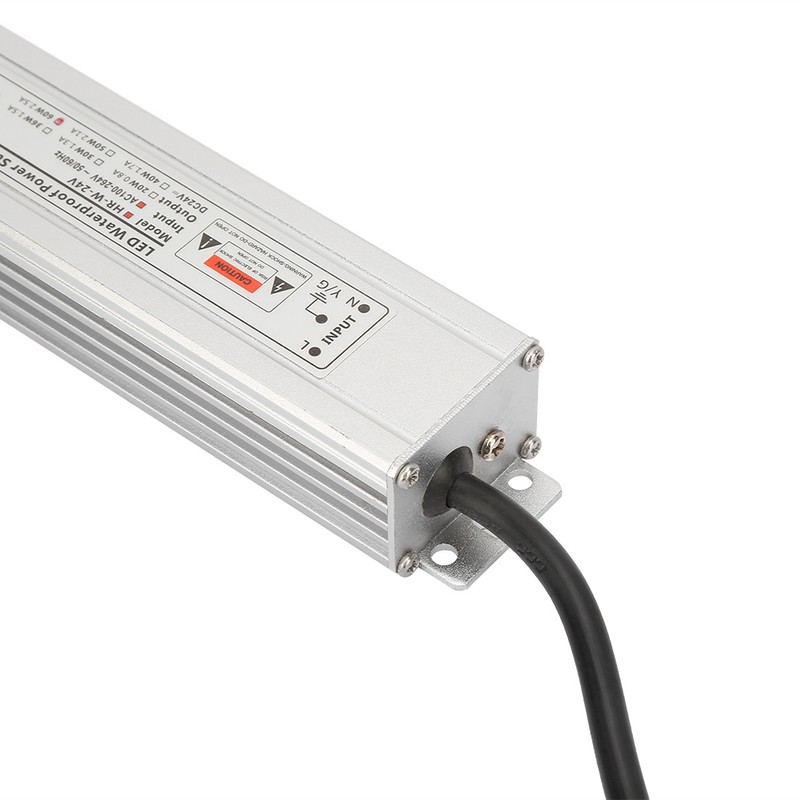 IP67 Waterproof Aluminum Shell LED Power Supply Driver Transformer Output