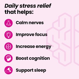 NeuroQ Calm Focus Capsules - Stress Relief Supplement - Supports Mental Function & Relaxation - Sensoril Ashwagandha, Magnesium, GABA, L-Theanine, Andean Cocoa & Kava Kava - 60 Capsules