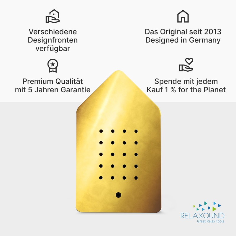 Relaxound Birdybox Pure Brass – Pure Brass – from the