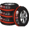 HP-Autozubehör 82277 Tyre Cover Set 4-Piece Black