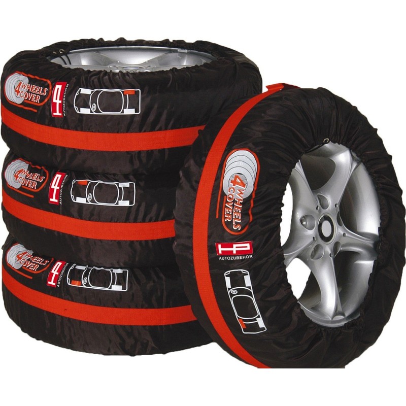 HP-Autozubehör 82277 Tyre Cover Set 4-Piece Black
