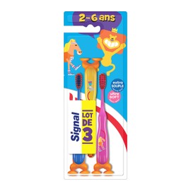 Signal Soft Toothbrushes for Children 2-6 Years (Pack of 3)