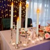 wemarry Flameless Taper Candles Realistic Flickering Flame, Battery Operated, Remote