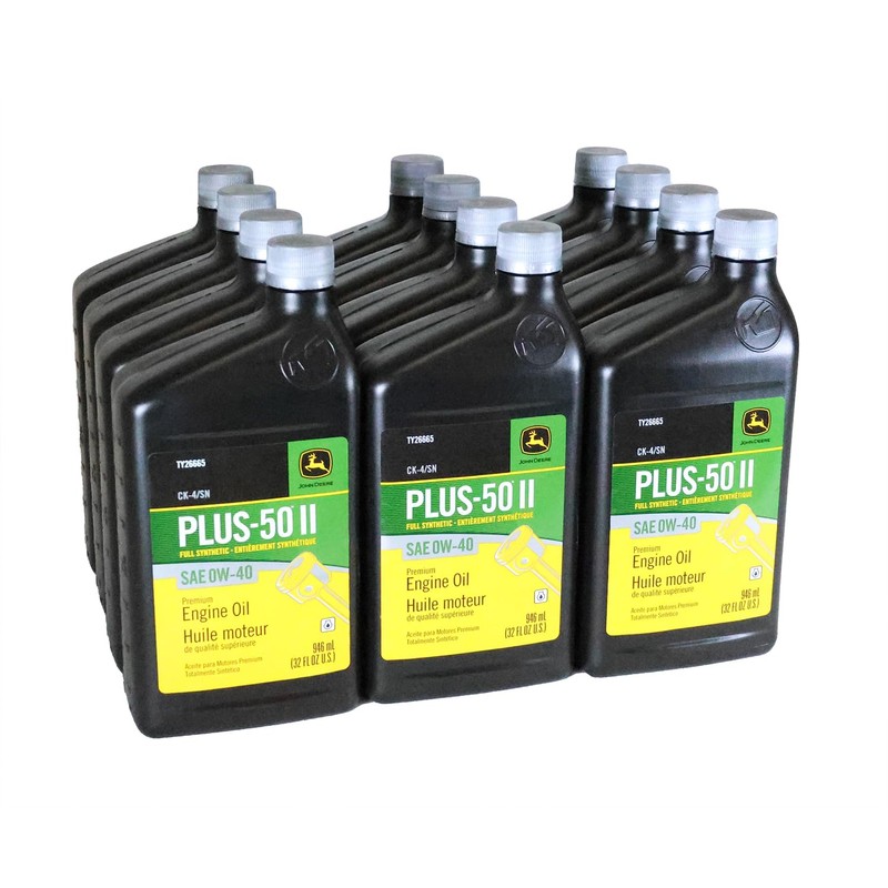 John Deere (2 PACK) Plus-50 II Full Synthetic SAE 0W-40