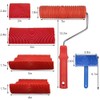 Wood Graining Tool Set, 6pcs 7" Fake Wood Grain Roller