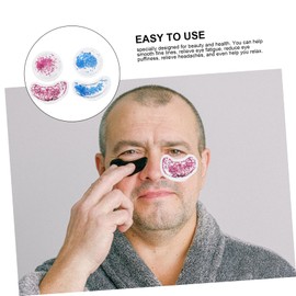 FRCOLOR Cooling Eye Masks Eye Gel Masks 4pcs Gel Ice Pads Sequins Gel Eye Pads Eye Care Patches Gel Pads Gel Patches Gel Cooling Eye Patches Care Products Cosmetic Pvc Hydrating Eye Masks