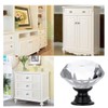 10 Pack Crystal Glass Diamond Shape Drawer Knob Pull Handle