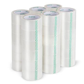 Minghaoda Minghaoda Clear Packing Tape (36 Rolls), Heavy Duty Packaging Tape for Shipping Packaging Moving Sealing, 2 inches Wide, 65 Yards Per Roll