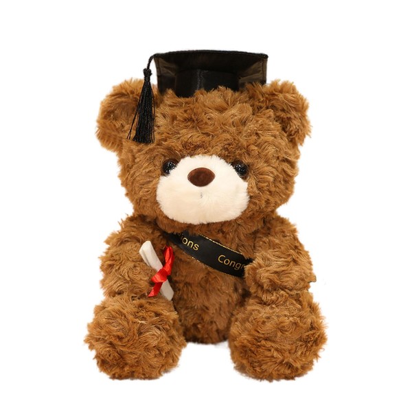 Graduation Bear,Graduation Plush,9” / 23cm Graduate Teddy,Stuffed Animal Bear Stuffed