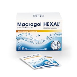 Macrogol Hexal® Plus Electrolytes | 30 Bags | Effective Aid for Chronic Constipation | Gently and Effectively Sets the Intestine in Motion